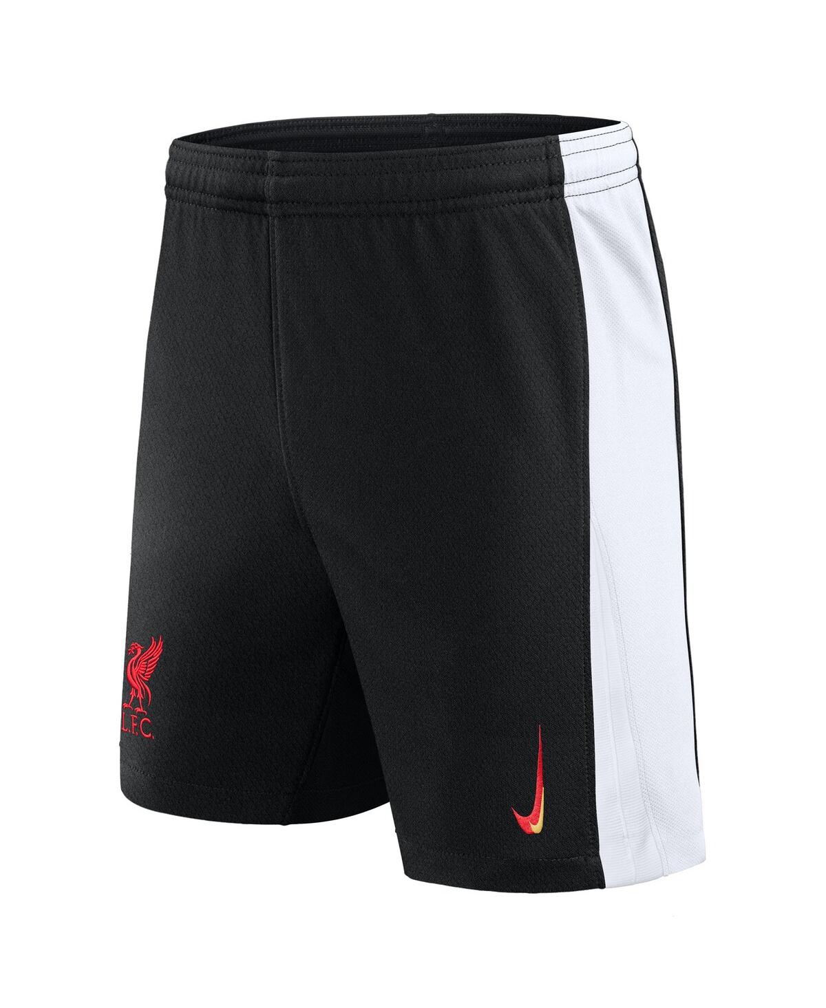 Nike Big Boys And Girls Black Liverpool 2024/25 Third Stadium Shorts In Black