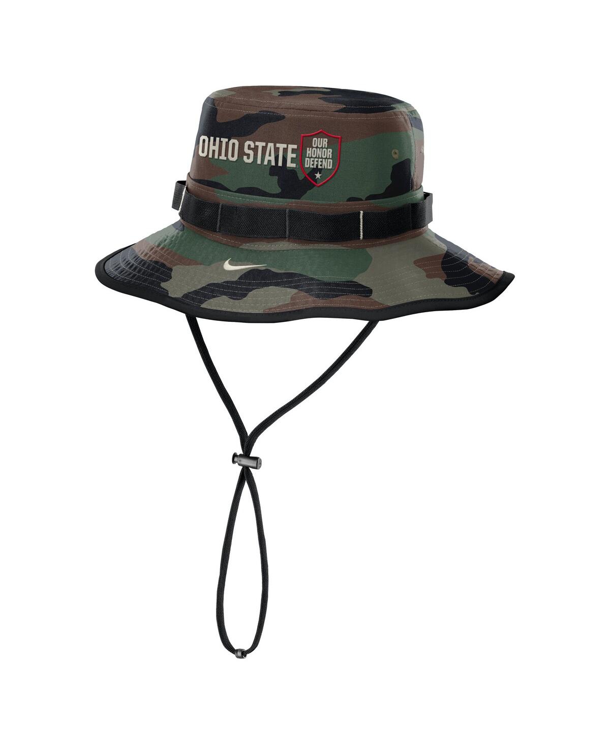 Nike Men's Camo Ohio State Buckeyes 2024 Military Appreciation Apex Bucket Hat In Camo