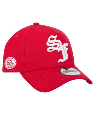 New Era - Men's Scarlet San Francisco 49ers Mystic 9FORTY A-Frame Adjustable Hat