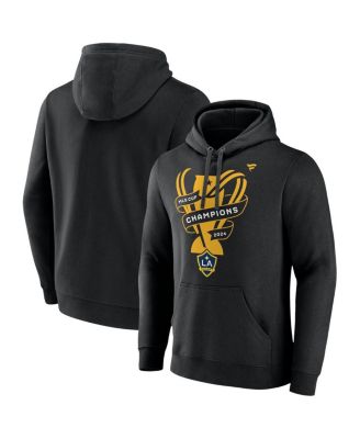 Fanatics - Men's Black LA Galaxy 2024 MLS Cup Champions Locker Room Pullover Hoodie