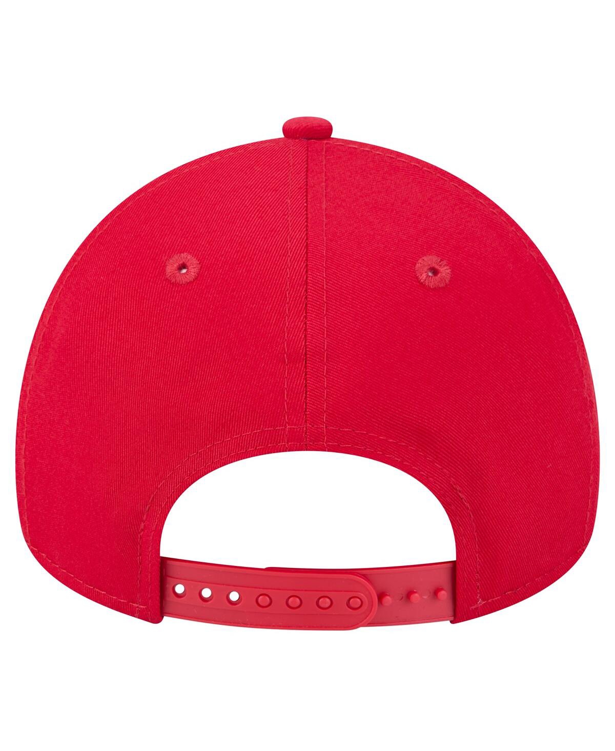 New Era Men's Scarlet San Francisco 49ers Mystic 9FORTY A-Frame Adjustable Hat