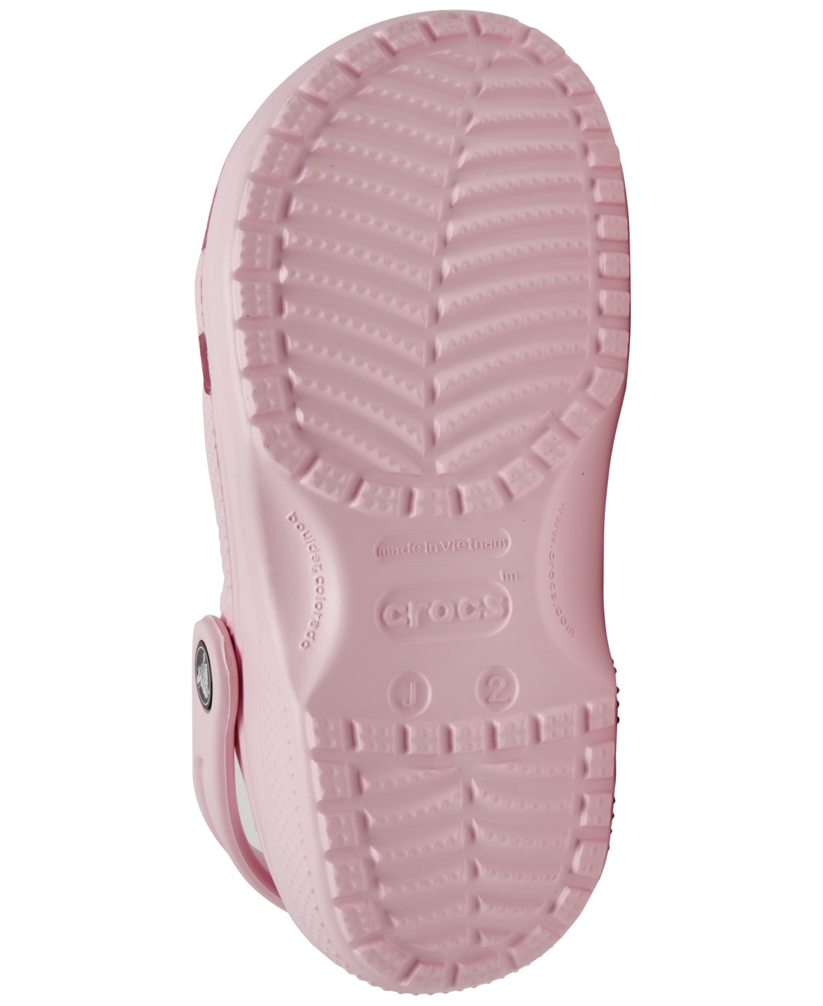 Crocs Little Girls Classic Clog Sandals From Finish Line In Pink Milk