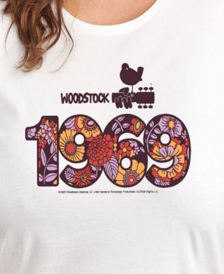 Plus Size Woodstock 1969 Graphic Pullover T-shirt