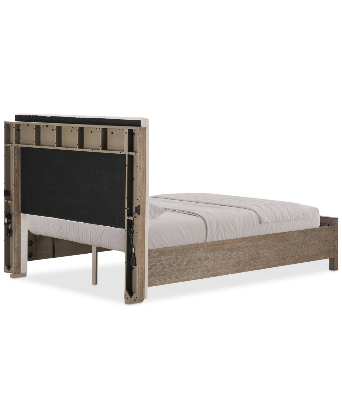 Macy's Portmore California King Upholstered Bed, Created For  In Brown