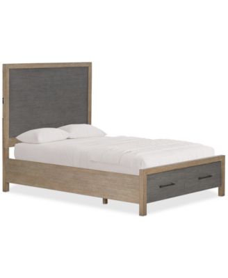 Portmore California King Panel Storage Bed (with soft close drawers), Created for Macy's