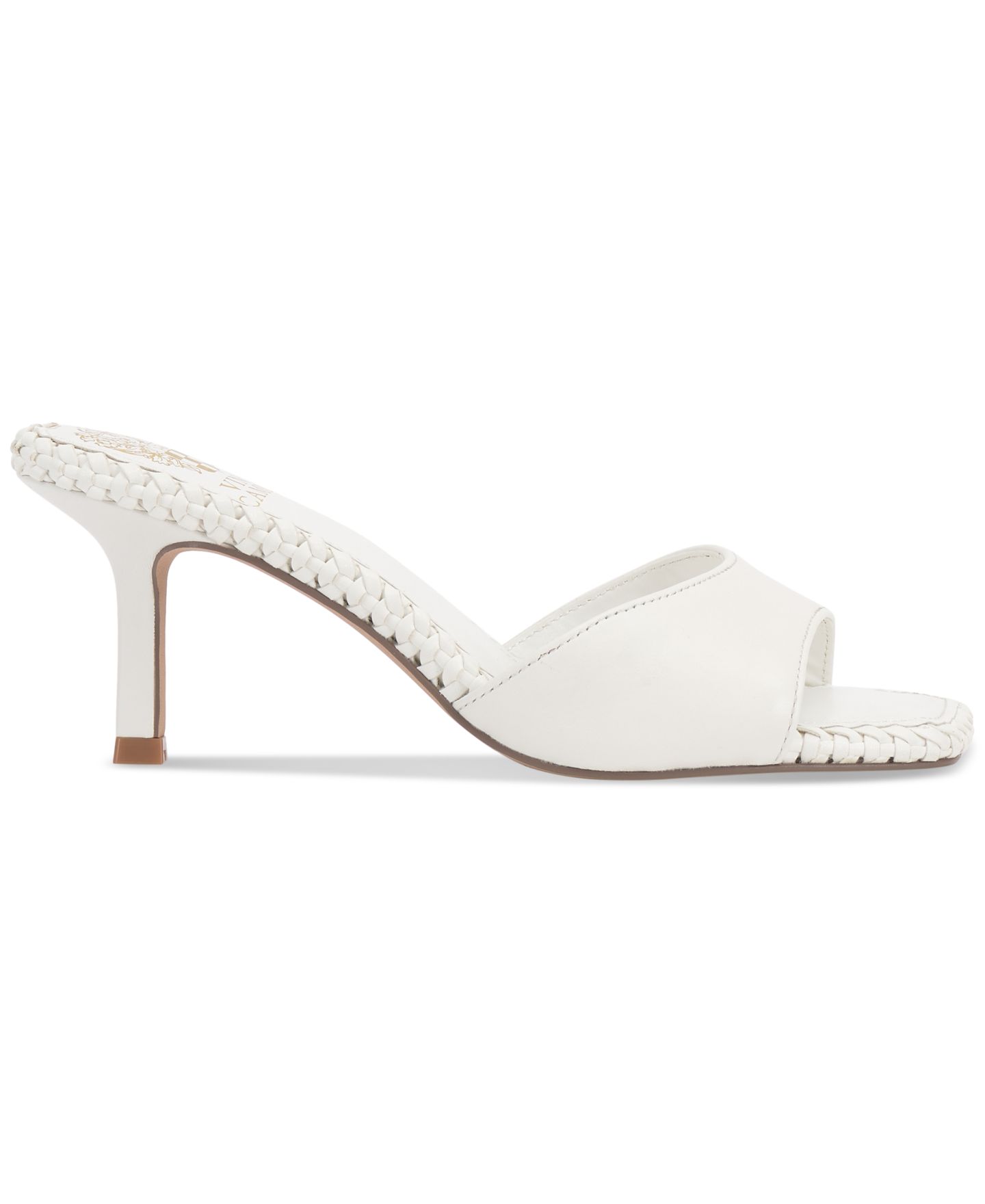 Женские сандалии Vince Camuto Emmla Braided-Trim Dress Sandals, цвет: Белый — фото 2
