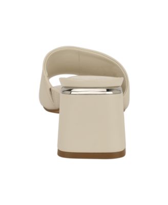 Rowena Block Heel Slip-On Dress Sandals