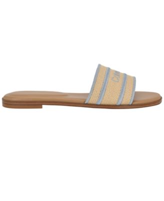 Women's Kendell Logo Band Flat Slip-On Sandals