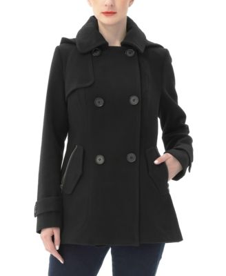 Women's Mira Wool Blend Hooded Pea Coat