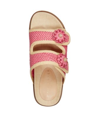 Women's Valena Woven Double Strap Flat Sandals