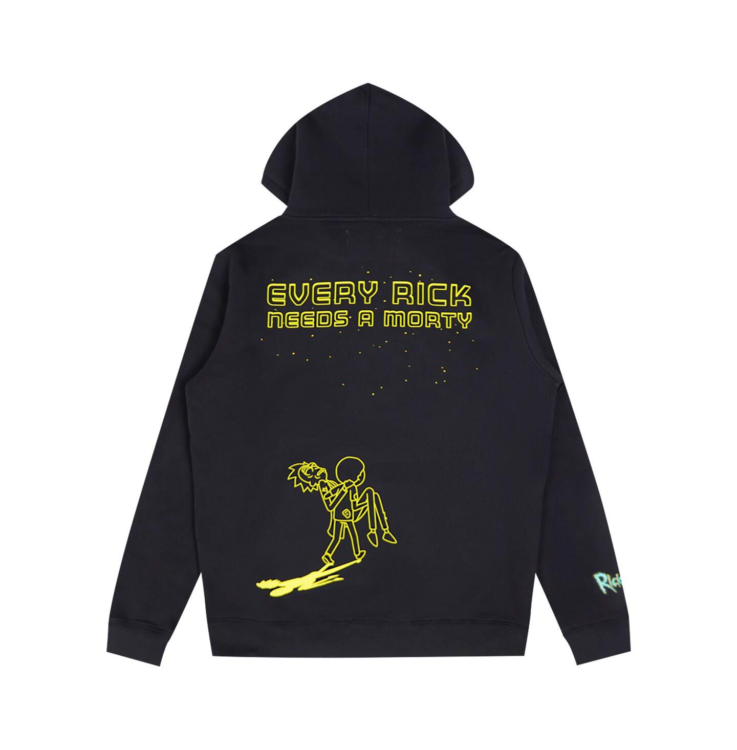 Мужское худи Freeze Max Black Rick And Morty Every Rick Pullover — фото 2