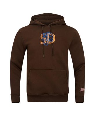 Men's Brown Scooby-Doo Football Training Camp Pullover Hoodie