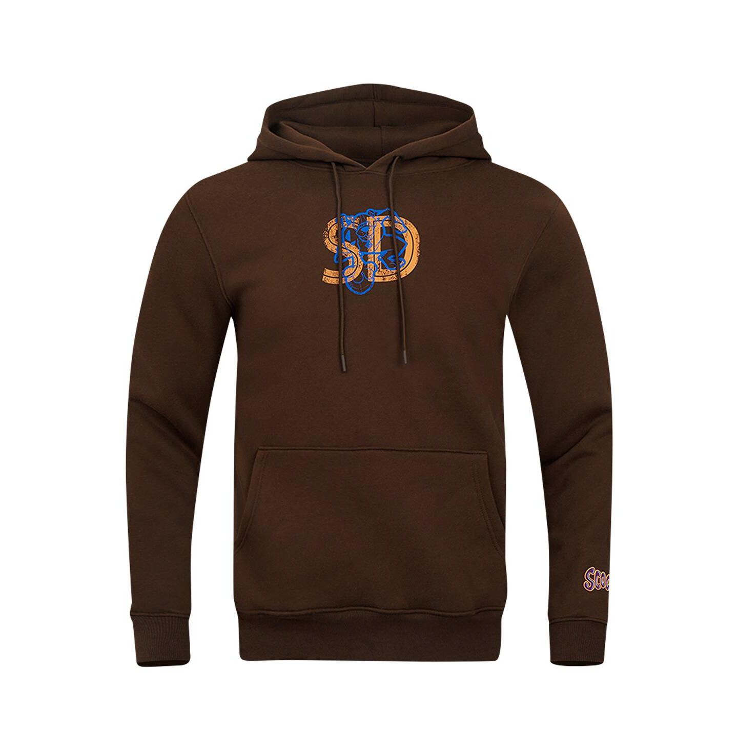Мужское худи Freeze Max Brown Scooby-Doo Football Training Camp Pullover — фото 2