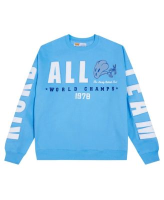 Men's Blue Looney Tunes Kickball Team Pullover Sweatshirt
