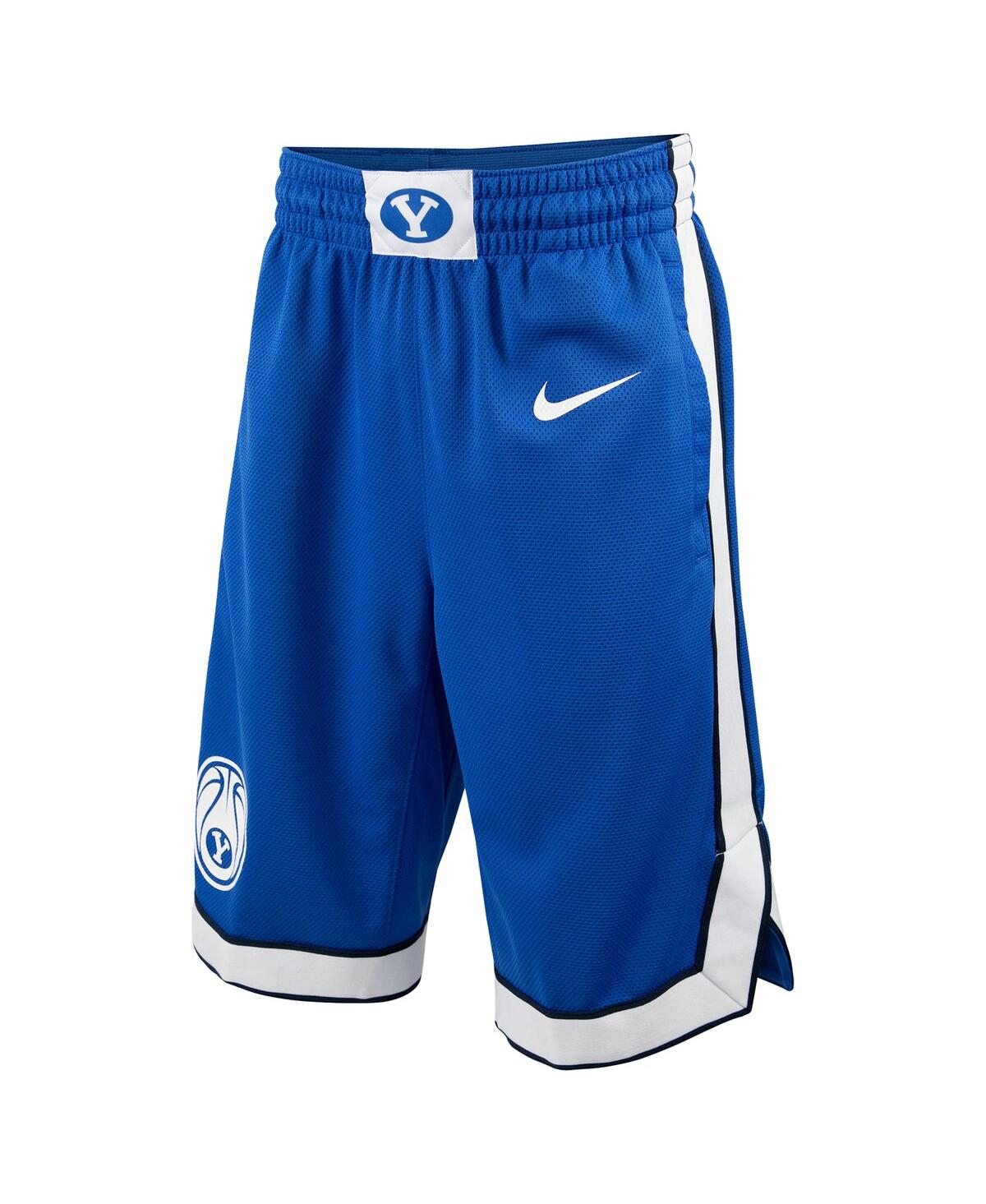 Nike Men's Royal Byu Cougars Replica Performance Basketball Shorts In Royal