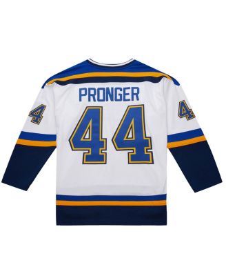 Men's Chris Pronger White St. Louis Blues 1999-00 Power Play Jersey
