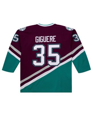 Men's Jean-Sebastien Giguere Purple Anaheim Ducks 2002-03 Power Play Jersey