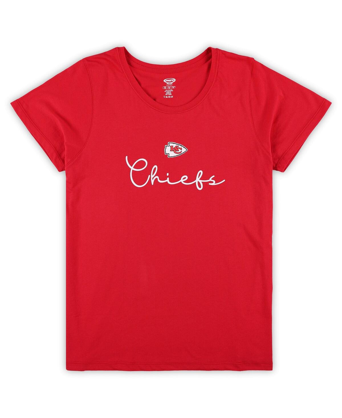 Concepts Sport Women's Kansas City Chiefs T-shirt Pants Set In Red,black