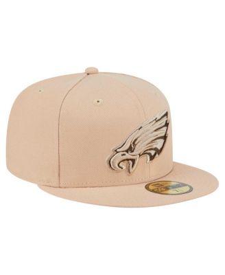 Men's Tan Philadelphia Eagles Candied Pecan 59FIFTY Fitted Hat