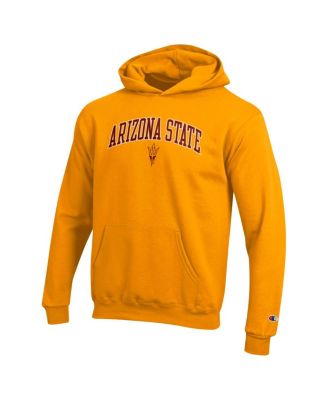 Big Boys and Girls Gold Arizona State Sun Devils Campus Pullover Hoodie