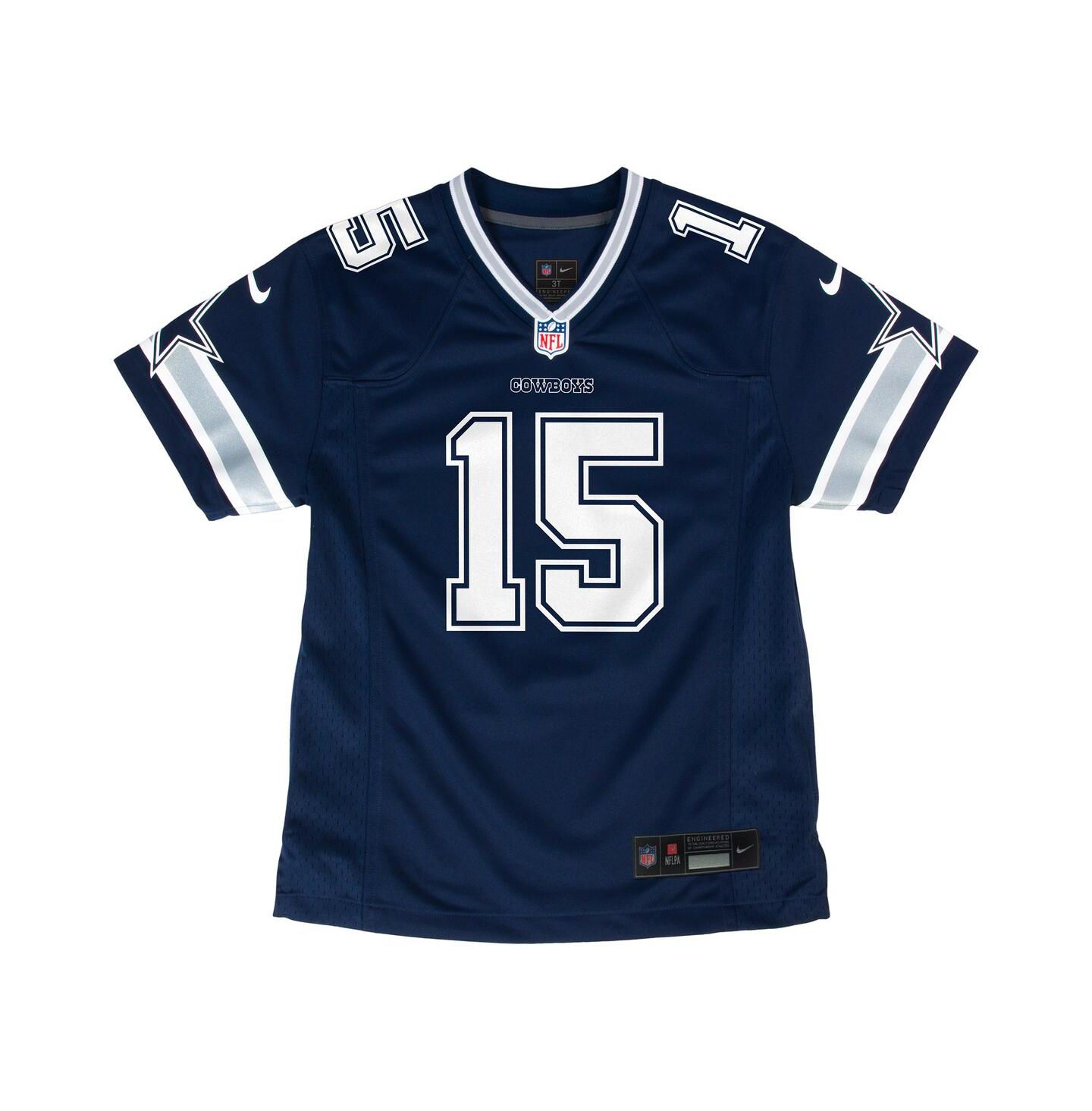 Детское джерси Nike Ezekiel Elliott Dallas Cowboys Game, цвет тёмно-синий — фото 3
