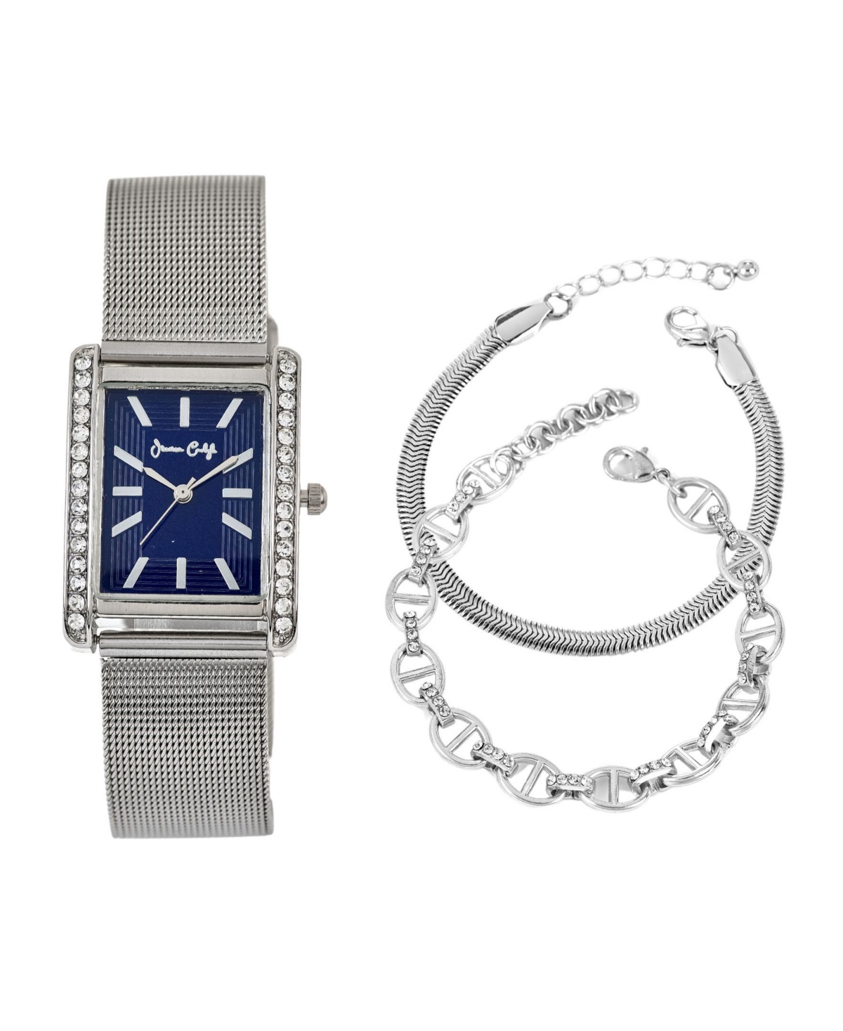 Women's Silver Tone Metal Alloy Analog Watch, 23mm - Silver Tone