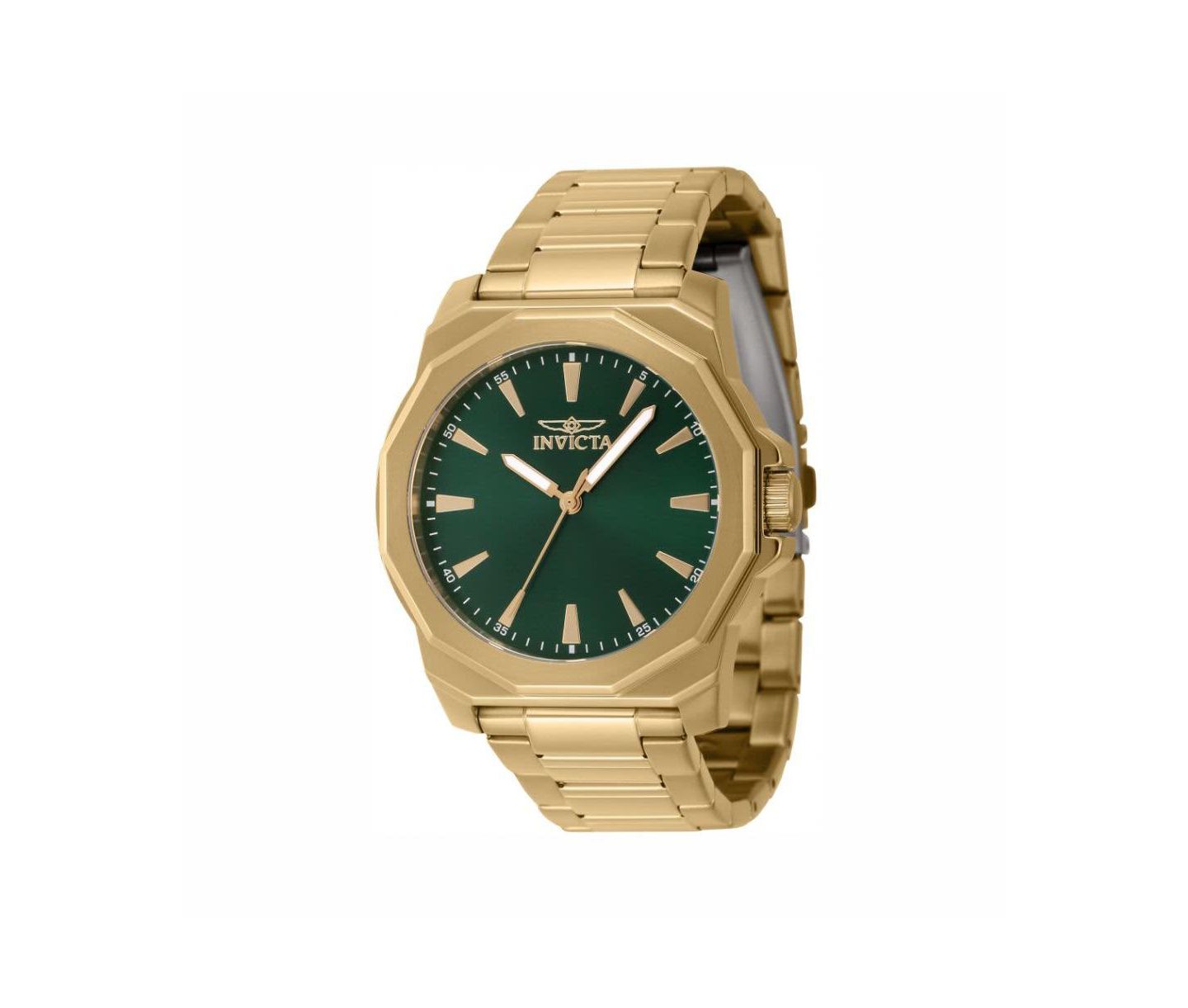 Мужские часы Invicta 46841 Speedway Quartz 3 Hand Green Dial — фото 2