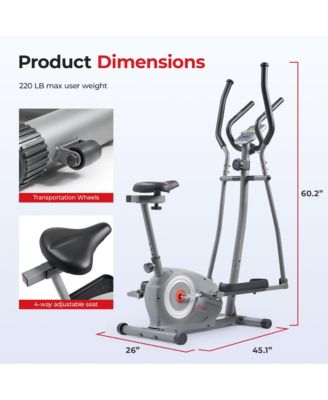 Smart Compact Sit and Stand Elliptical