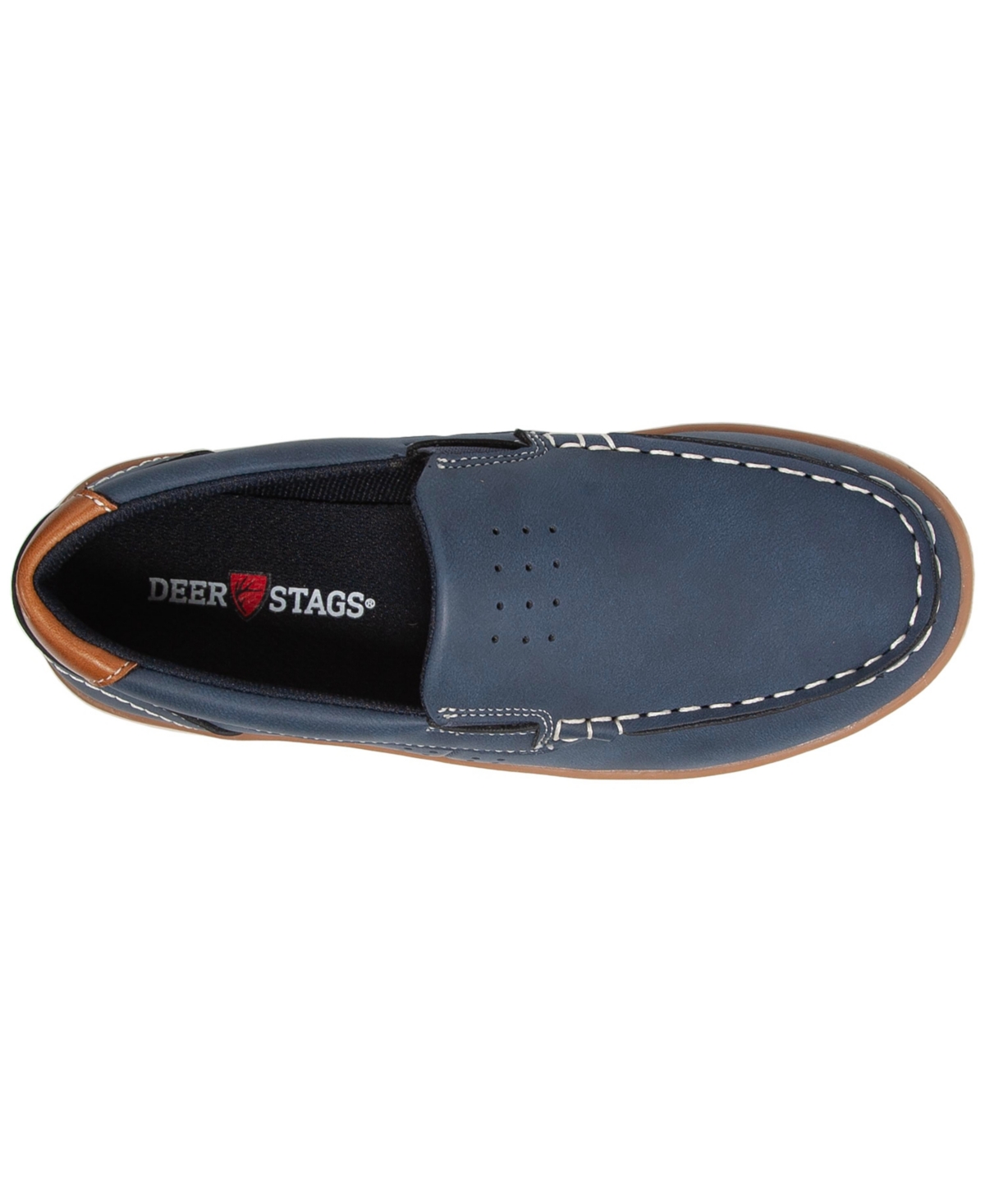 Deer Stags Little Boys Inspire Junior Slip-on Loafer In Navy