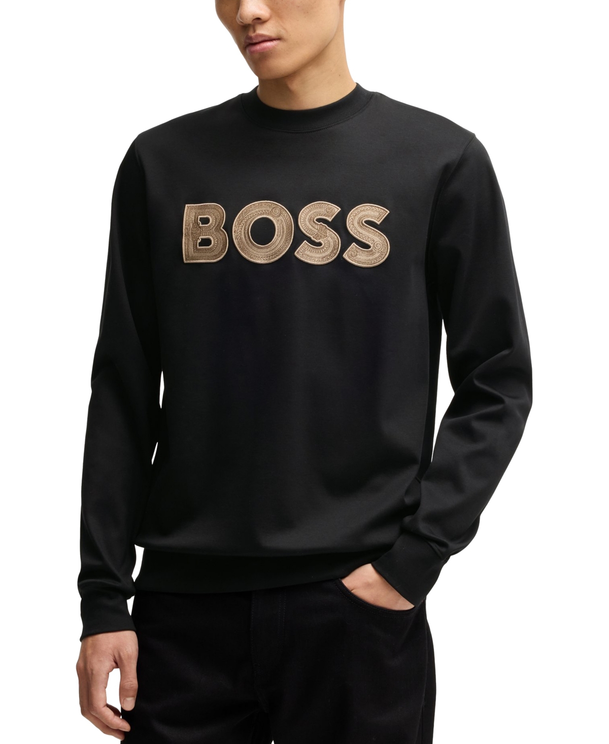 Hugo Boss X Creation Of The Gods Sweatshirt With Special Logo In Black