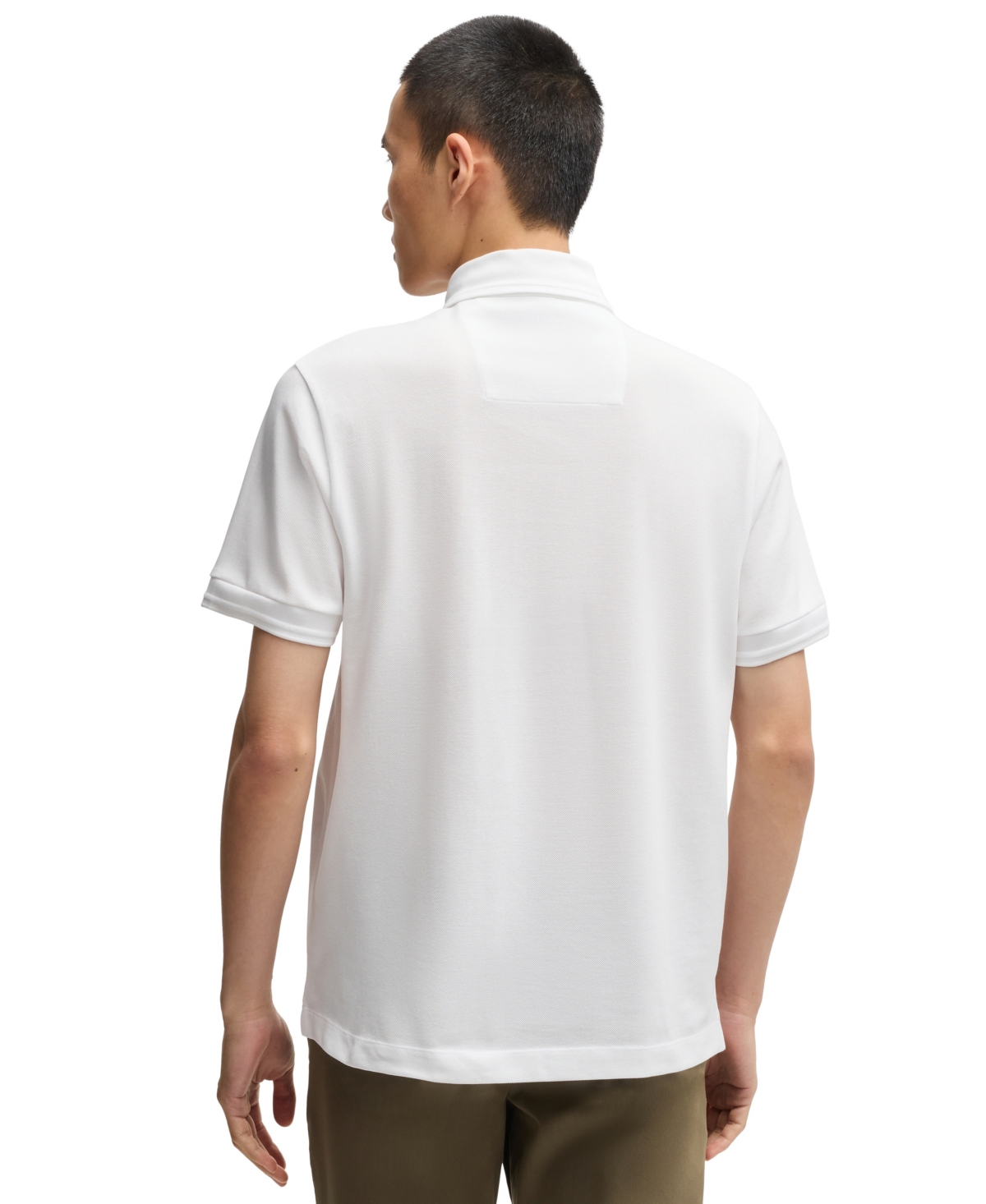 HUGO BOSS BOSS BY HUGO BOSS MEN'S DOUBLE B MONOGRAM REGULAR-FIT POLO 