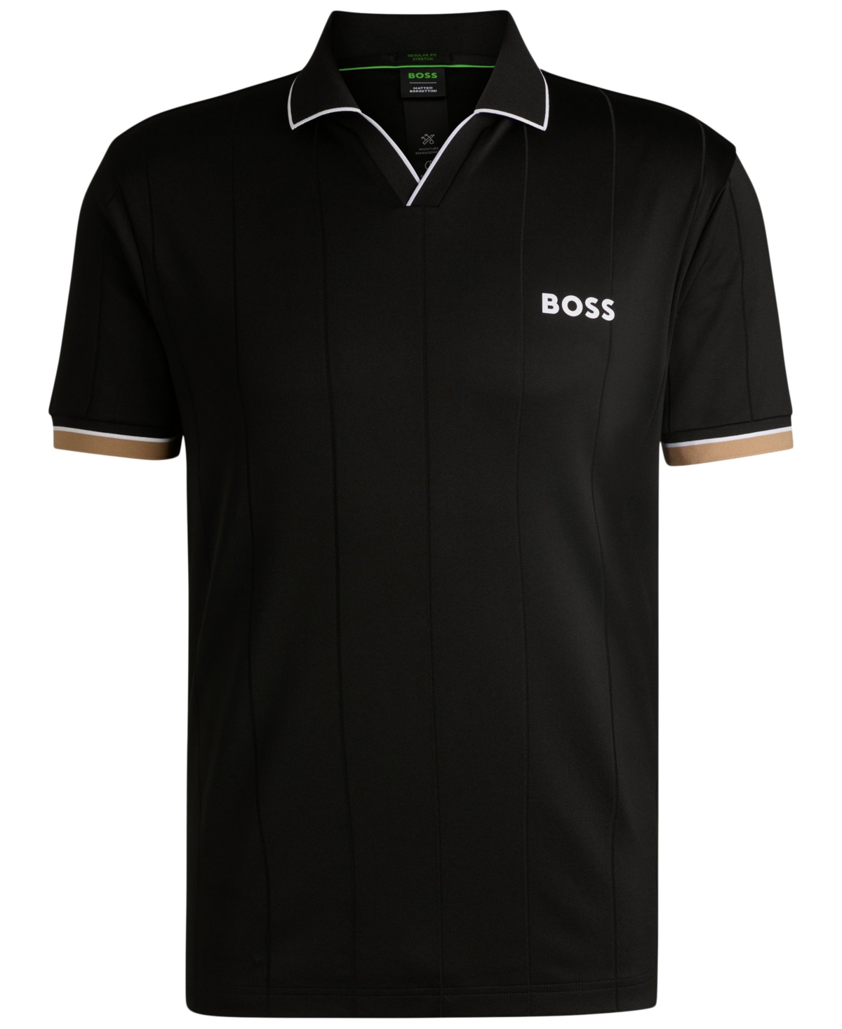 HUGO BOSS BOSS BY HUGO BOSS MEN'S FOUR-WAY STRETCH ACTIVE SLIM-FIT POLO 
