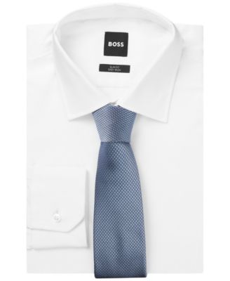 Hugo Boss - Men's Silk-Blend Jacquard Pattern Tie