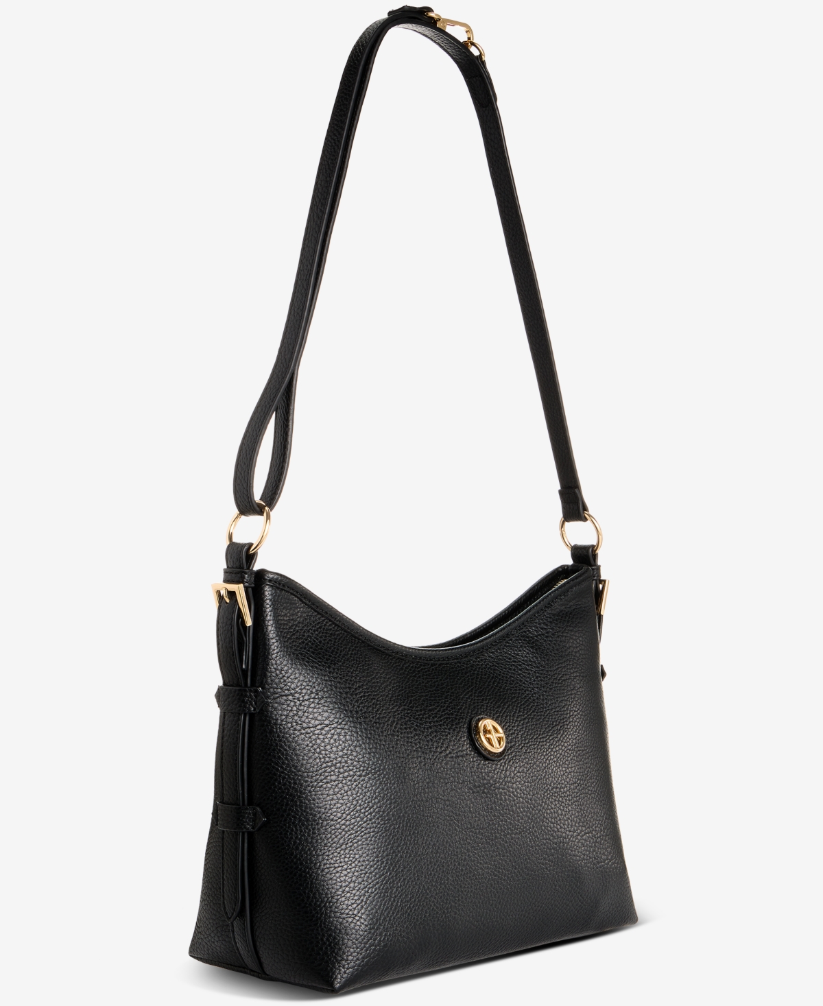 Macy's Pebble Soft Medium Shoulder Bag, Exclusively At  In Black