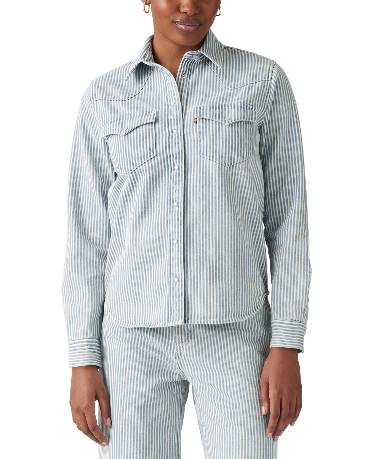 Women's The Ultimate Western Cotton Denim Shirt - Handy Woman