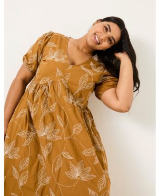 Plus Size Remi Detail Midi Dress