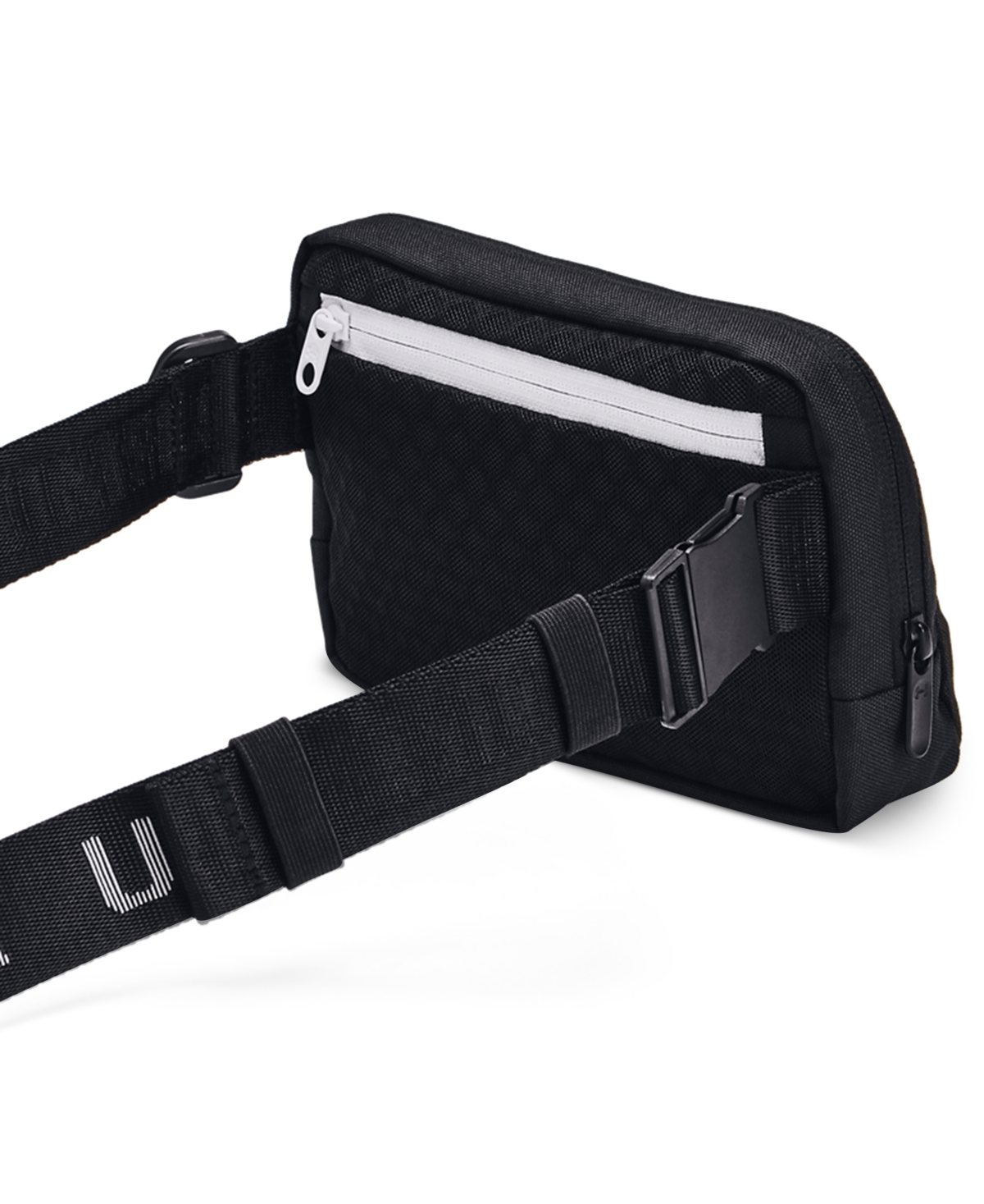 Under Armour Men's Logo Crossbody Bag In Black,black,white