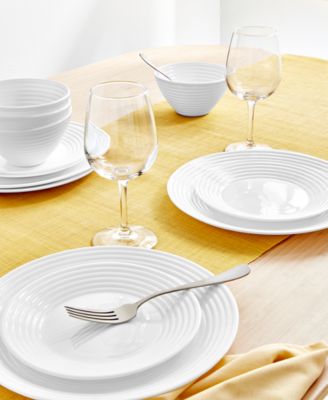 Opal Glass Spiral 12 Pc. Dinnerware Set, Service for 4, Exclusively at Macy's