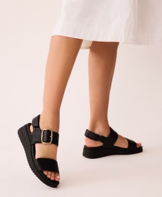 Women's Evanti Buckle Double Strap Sporty Sandals