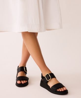 Women's Evanti Buckle Double Strap Sporty Sandals