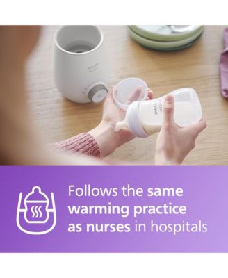 Fast Baby Bottle Warmer with Smart Temperature Control and Automatic Shut-Off