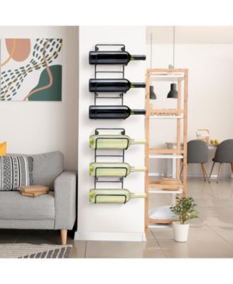 Set of 4 Wall-Mount Towel Rack - Great for Organizing Rolled Bath Towels, Washcloths, Linens (Holds 12