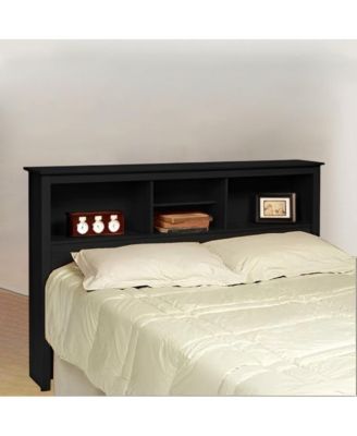 Storage Headboard for Bed with Shelves – Organizer Headboard for Bedroom with Built-In Display and Storage Compartments