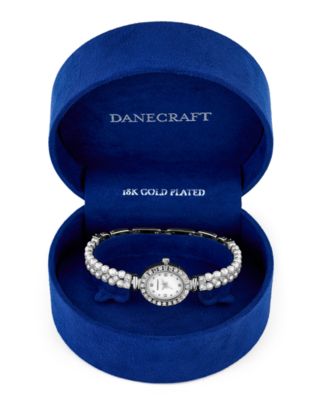 Women's Fine Silver Plated Analog Watch