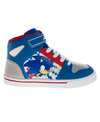 Little and Big Boys Hook and Loop High Top Canvas Sneakers