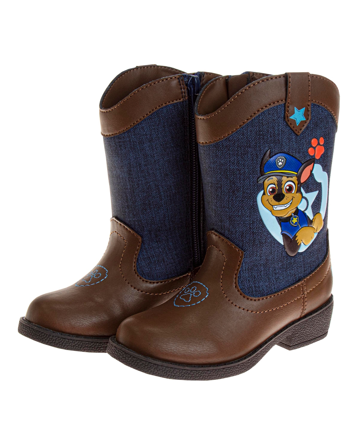 Nickelodeon Toddler And Little Kids Paw Patrol Cowboys Boots In Brown