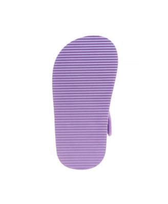 Toddler and Little Girls Frozen Anna and Elsa Dual Sizes Hook and Loop Sandals