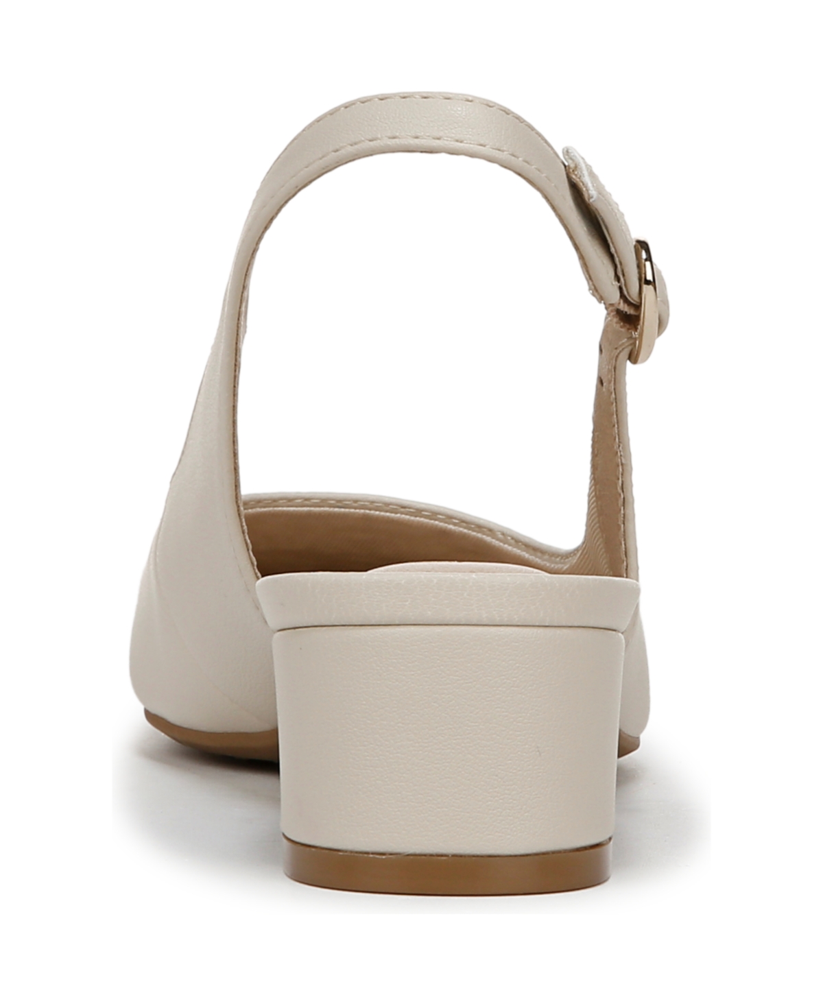 Shop Lifestride Women's Lorena Pointed Toe Slingback Pumps In Pebble Taupe Faux Leather