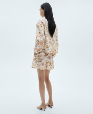 Women's Floral Dart Shorts