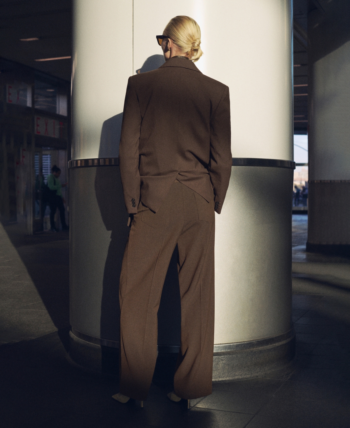Mango Women's Belt Suit Pants In Brown